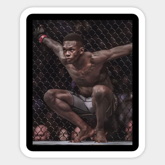 Stylebender Israel Adesanya - UFC Champion Sticker by Fit-Flex